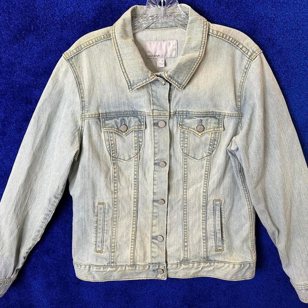 Old navy Light wash denim‎ jacket #denimjacket #kids